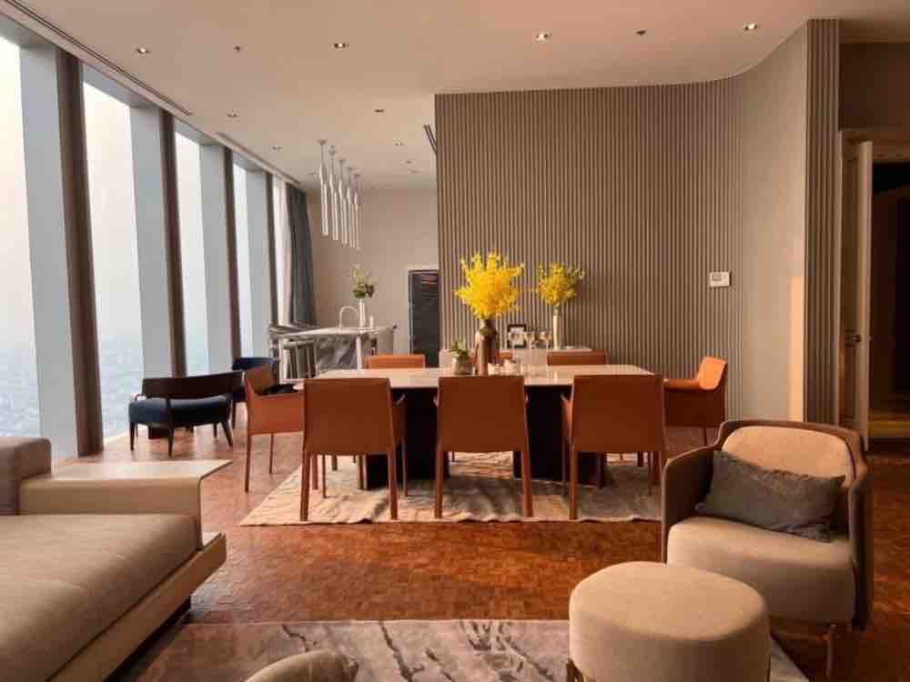 ✨ Ultra Luxury Condo For rent : The Ritz-Carlton Residences Bangkok 🔥4 bedroom Special Rate For Rent 350,000 bath/month🔥