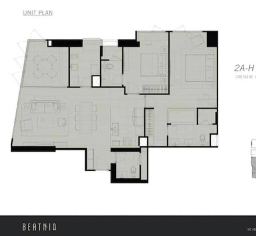 ✨ BEATNIQ Sukhumvit 32 🔥 2BR ห้องใหญ่ แต่งสวย ราคาเช่าเพียง 130,000 บาท/เดือน 🔥(ลดพิเศษ จาก 150,000)