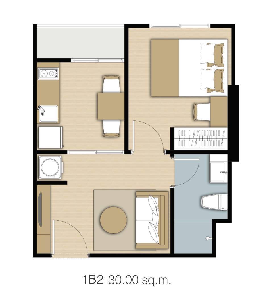 🎈 The Parkland Charan–Pinklao ⚡️ คอนโด 1 ห้องนอน 3.2 ล้านบาท  ⚡️