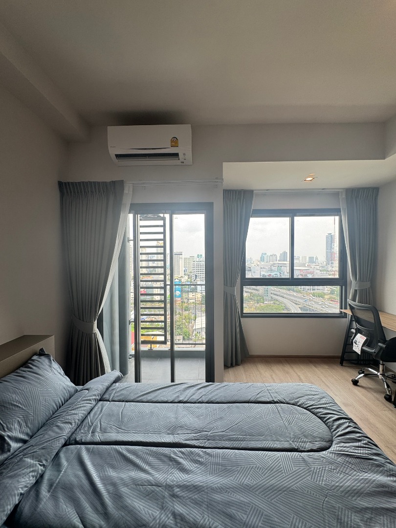 🍎Ideo Rama9-Asoke : ไอดีโอ พระราม9-อโศก🍎 🚝Near MRT Rama 9 ✈️Airport Link Makkasan  🔥Studio Type ห้องสวยน่าอยู่