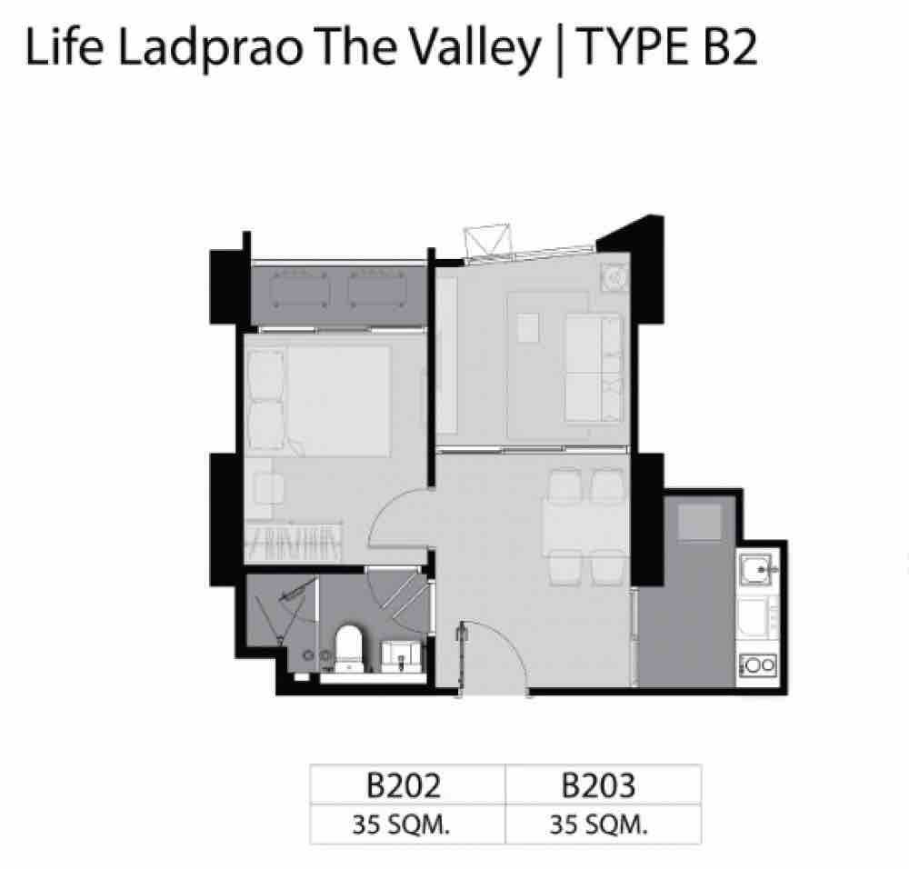 💙 Life Ladprao Valley 🔥ห้องสวย ราคาเช่าสุดคุ้ม